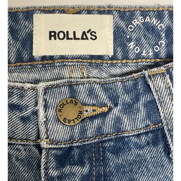 Rolla's Eastcoast Flare High Rise Flare Distressed Jean Organic Cotton Women 26 - Picture 2 of 9